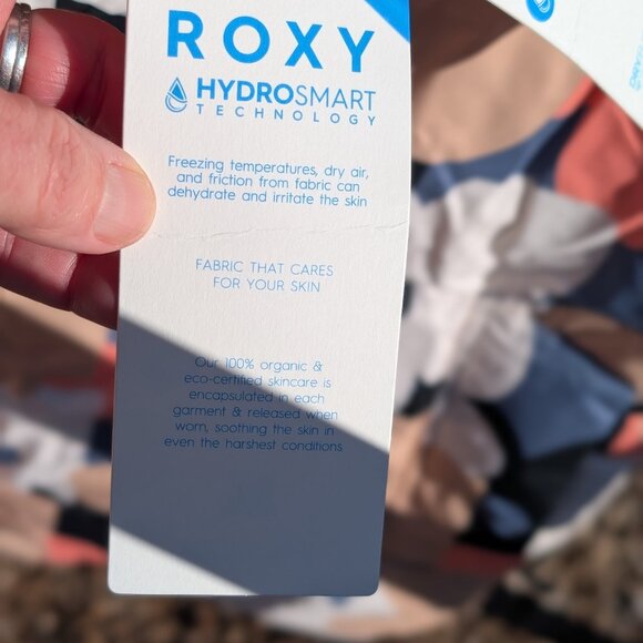 Roxy snowboard jacket XL - flower print pastel colors - Picture 6 of 10